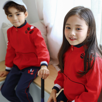 Kindergarten garden clothes Spring and autumn and winter clothes Primary school school uniforms pure cotton sports games class clothes British suit teacher three-piece suit