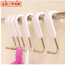 Japan KM swivel hook S type hook plastic crossbar hook S card clip stainless steel S hook multifunction hook