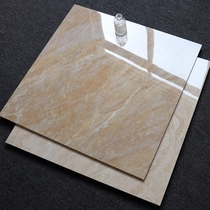 European yellow marble whole body floor tile 800x800 living room bedroom glazed tile diamond tile Guangdong brick