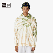 New Era New Era autumn and winter new tie-dye hooded sweater men and women couples trendy casual fleece pullovers