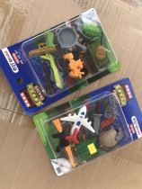 Odd Good Boy Military Eraser Modeling Eraser picture on two cards