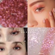 South Korea 3CE New Pearl big sequin eye shadow cream PETAL wine red rose pink mermaid silkworm shiny