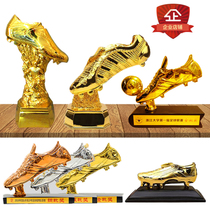 World Cup Golden Boots Trophy Messi Cro Shooter Award Customized Golden Globe Award Model Football Memorial