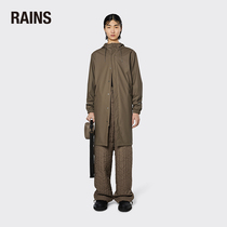 Rains Fishtail Parka Fishtail Wind Shirt Warmshirt Jacket Fashion Rainwear Men and Women Same