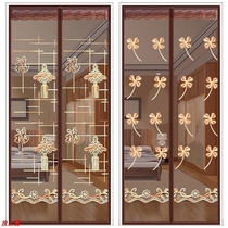 Velcro anti-mosquito curtain summer home bedroom partition door curtain magnetic soft screen door anti-mosquito screen window non-perforated