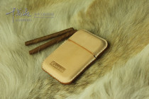 Portable cigarette case protective case mini cigar holster cowhide handmade custom leather case portable original design