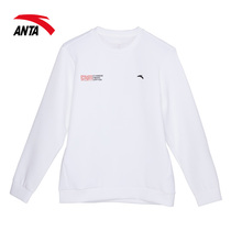 Anta Sweat Mens Knitted Round Collar Pullover 2021 Spring New base shirt Sports Top 152037717