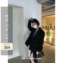 Xzz Charmingl SUGI RARE GOOD VERSION Profile Small Fragrance Black & White Suit Jacket Spring Autumn Casual West Suit