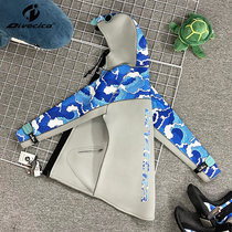 DIVECICA diving garden family new 3MM diving jacket Diving liveaboard coat windproof and rainproof warm jacket