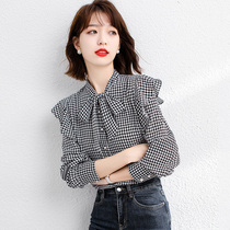 Butterfly snow spinning shirt spring 2023 Spring design new ladys shirt spring - coat