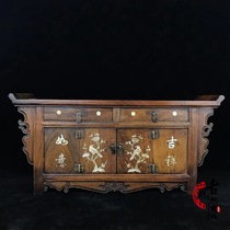 Antique collection Rosewood article case for table Buddha platform home entrance hall article several offering Taiwan fragrance case auspicious Ruyi