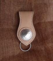 Knife guest 72 handmade custom new italian plant tannins leather A grade primary color cow leather key buckle chaise cloth chain accessories