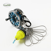 Love Luya 2017 new Japanese stainless steel telescopic live fish buckle fishing wheel fish lock living fish buckle wheel luja gear