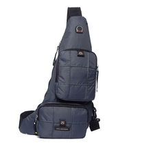 Chest bag men 2021 new fashion Korean version crossbody bag backpack waterproof casual shoulder bag mens fanny pack canvas large capacity