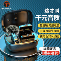 Wireless Microphone Collar Clip Bee Radio Microphone Sound Card Live Special Shake Recording Device Full Cell Phone