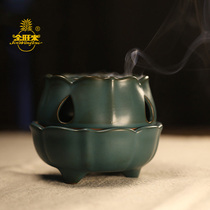 Golden Wang Comes to Song Rhythmic Incense Stove Ceramic Pan Incense Stove Smoked Incense Stove Room Home room Fragrant Aisle Pendulum