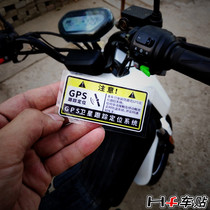 Creative gps positioning prompt sticker calf n1s m u1 u us um electric car universal decoration sticker