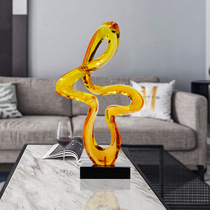 Simple crafts Entrance resin abstract ornaments Indoor home soft decorations Sculpture Hotel club villa