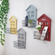 American retro multi-color wall storage small house clothing store decoration Kindergarten wall decoration wall type