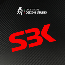 World Superbike Championship modified sticker personalized waterproof reflective locomotive decorative decal 05