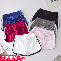 Maternity leggings summer thin shorts 2021 new fashion low waist support belly three-point casual sports pants