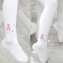  Spring and autumn and winter South Korea imported childrens bottoming pantyhose girls childrens students baby cotton dance practice socks