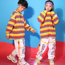 Hop Street Dance Clothes Boy Boomer Hip Hop Child Clothing Boy Hiphop Training Suit Children Cheerleader Play Out