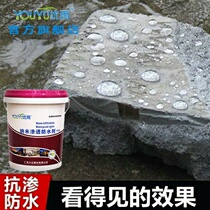 Nano-permeable waterproof agent Bathroom waterproof plugging spray Kitchen roof leakage plugging exterior wall transparent waterproof glue
