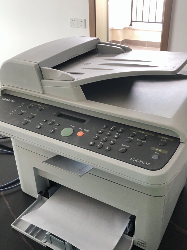 三星4521f 二手黑白激光打印复印扫描传真多功能一体机办公家用a4