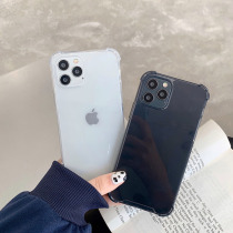 Apple 12 mobile phone case ins style simple new iphone12 full edge protective cover 11promax air cushion silicone anti-drop soft shell 12mini Tide brand net red 11pro