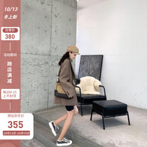 Curry color suit jacket female Korean version of small man 2021 New loose casual English style fried street suit coat women