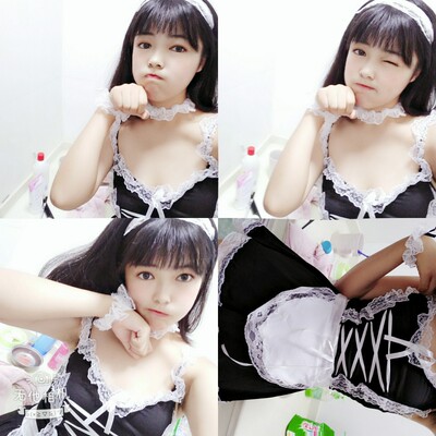 是你可爱的小女僕嘛！这套好可爱啊喜欢！软妹穿肯定更可爱~~(๑≧&forall;≦๑)嘿嘿，男朋友超喜欢的(☀๓&acute;╰╯`๓)