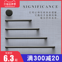 Cabinet door handle Wardrobe Golden Chinese drawer door handle Modern minimalist furniture cabinet Nordic American small handle