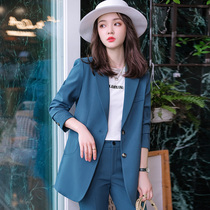 Leisure professional small suit jacket female autumn fashion wild small man suit slim slim net red fried street suit