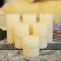 Home model Room Candle cylindrical candle romantic proposal White tea color candle wedding table decorations ornaments