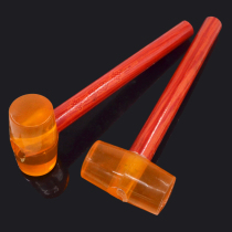 Wooden handle rubber hammer transparent hammer hammer rubber hammer plastic rubber hammer beef tendon hammer rubber mounting hammer
