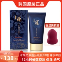 Korean Cosmetics Original Fruit Town Ontology Qingjing Lotus High Moisture BB Cream (Upgraded Version)