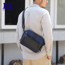 XIB shoulder bag Mens casual fashion crossbody bag Mens bag Canvas portable business waterproof multi-function backpack