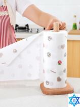 Kitchen beech paper roll Holder Household paper towel holder