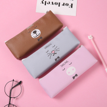 Pen Bag Han Edition Brief Girl Little Clear Cute Pencil Bag Boys Pencil Case Students Lead Pencil Case Prizes Wholesale