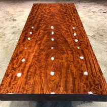 Size: 201-82-10 5 bar flowers large plate solid wood log red wood tea table tea table desk boss table