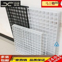 Iron shelf grid rack hole board display rack mobile phone accessories small accessories snack socks shelf adhesive hook