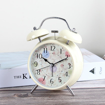 Metal Bells Alarm Clock Students Creative Fashion Desktop Clocks 4 Inch Briefs Small Alarm Clock Children Swing Giant