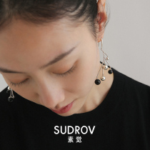 New 2021 niche design sterling silver earrings female temperament fashion personality fruit earrings all-around ear ornaments