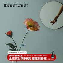 BEST WEST poppy flower decoration living room bedroom fake flower bouquet table decoration decoration