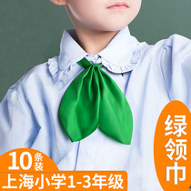 Shanghai School Uniform Standards 1-3 Grade Green Tissue Elementary School Young Pioneer Cadre Signs Squadron Captain Captain