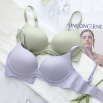 No-scratches underwear for young girls Summer thin breasts with small breasts for 2021 new exploits without steel ring explicit breasted bra suit