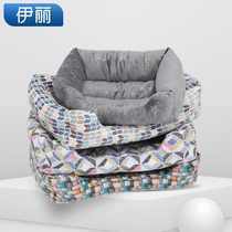 Ellie kennel Four Seasons universal cat den small dog Teddy dog mat winter warm pet dog bed supplies