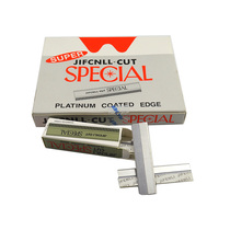 Barber blade A large box of professional blades eyebrow shaving eyebrow trimming super H blade blade platinum