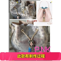 diy leather drawings Serpent head bucket drawings Snake head chain package package package drawings customized